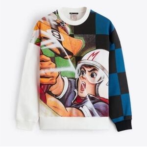 Speed Racer x Zara collaboration graphic
sweatshirt size S